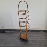 Vintage rattan umbrella door