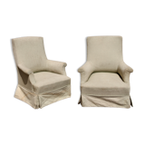 Pair of Napoleon III armchairs