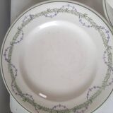 Assiettes à dessert Longwy