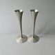 Pair of metal candlesticks Solingen, circa 1970