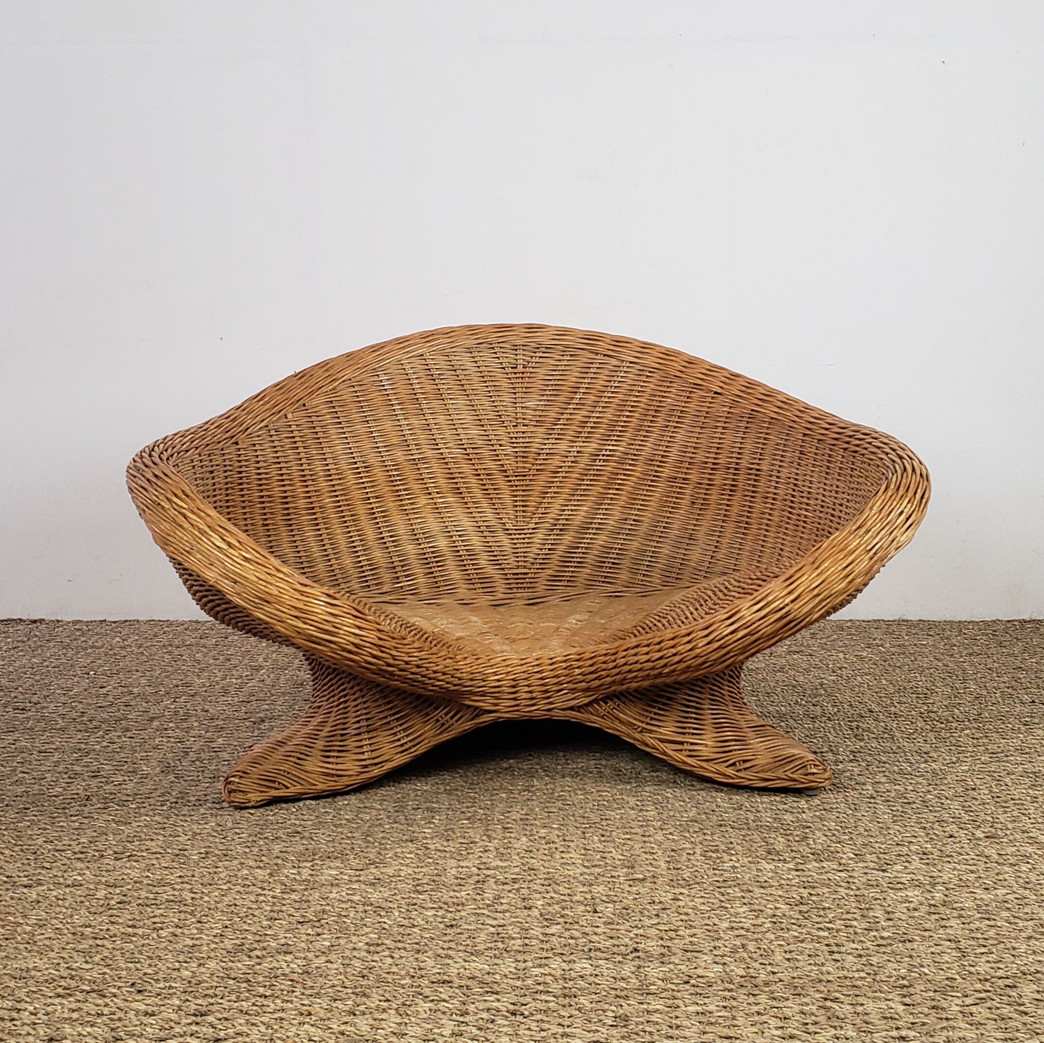 Rattan lotus meditation chair