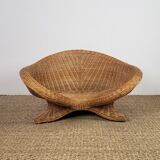 Rattan lotus meditation chair