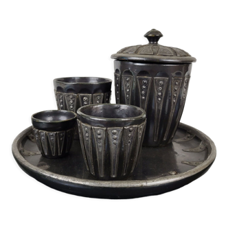 Art deco ceramic pots service