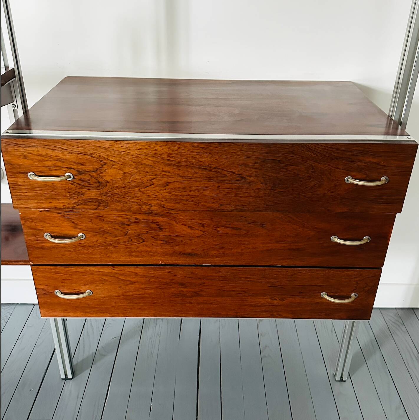 Modular bookshelf George Nelson & Associates OMNI system