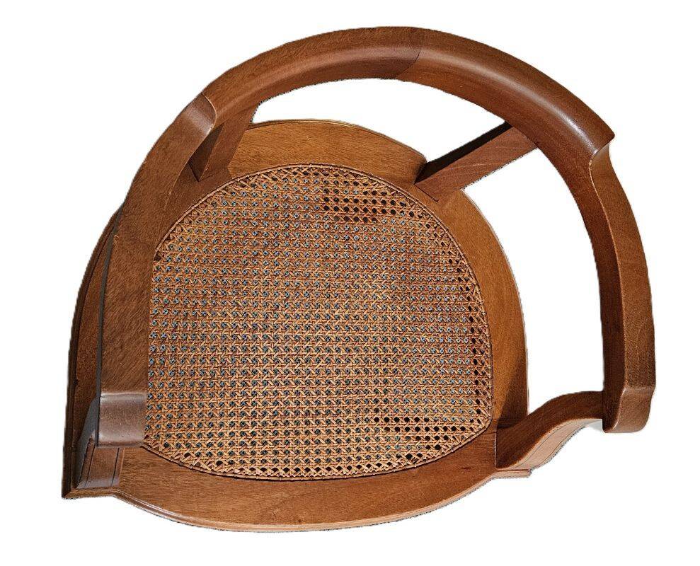 Fauteuil Gondole Assise Cannée