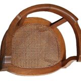 Fauteuil Gondole Assise Cannée