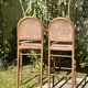Pair of bar stools/high chairs - Thonet style