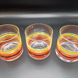Carafe and 6 glasses 70s