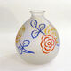 Art Deco vase in primary colors