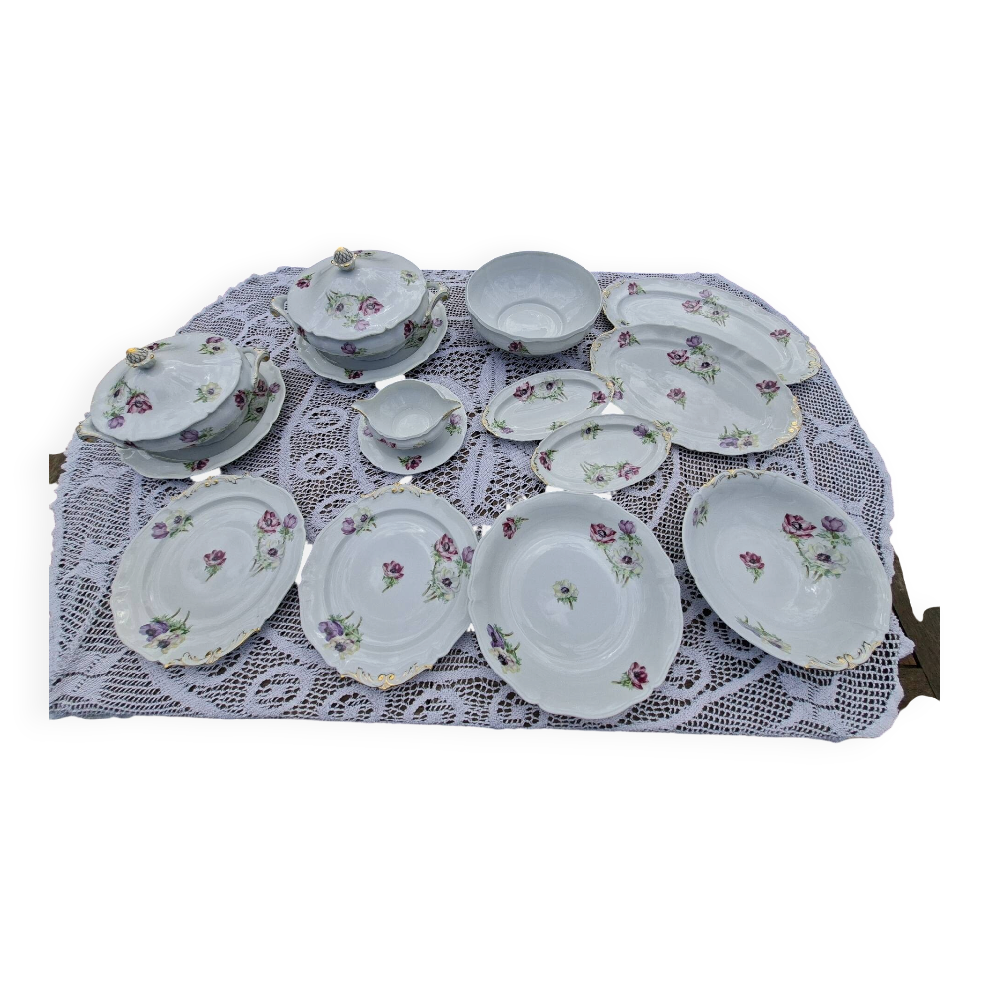 Set of 14 Limoges Serving Dishes Unic Paris