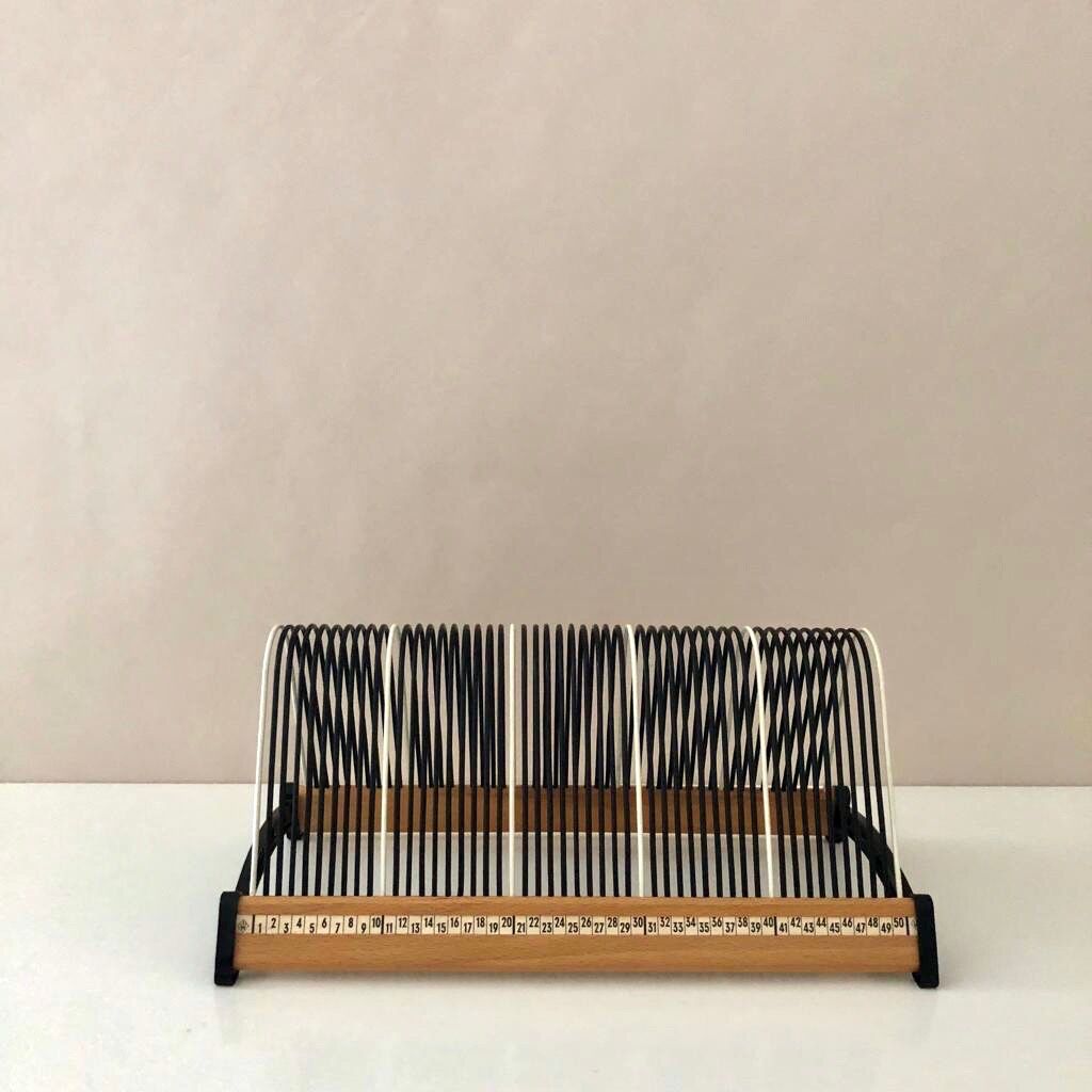 Plattofix record stand, vinyl record holder, plattofix germany, black white