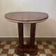 Art Deco wooden pedestal table
