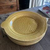 Fish service in Faïence - Sarreguemines