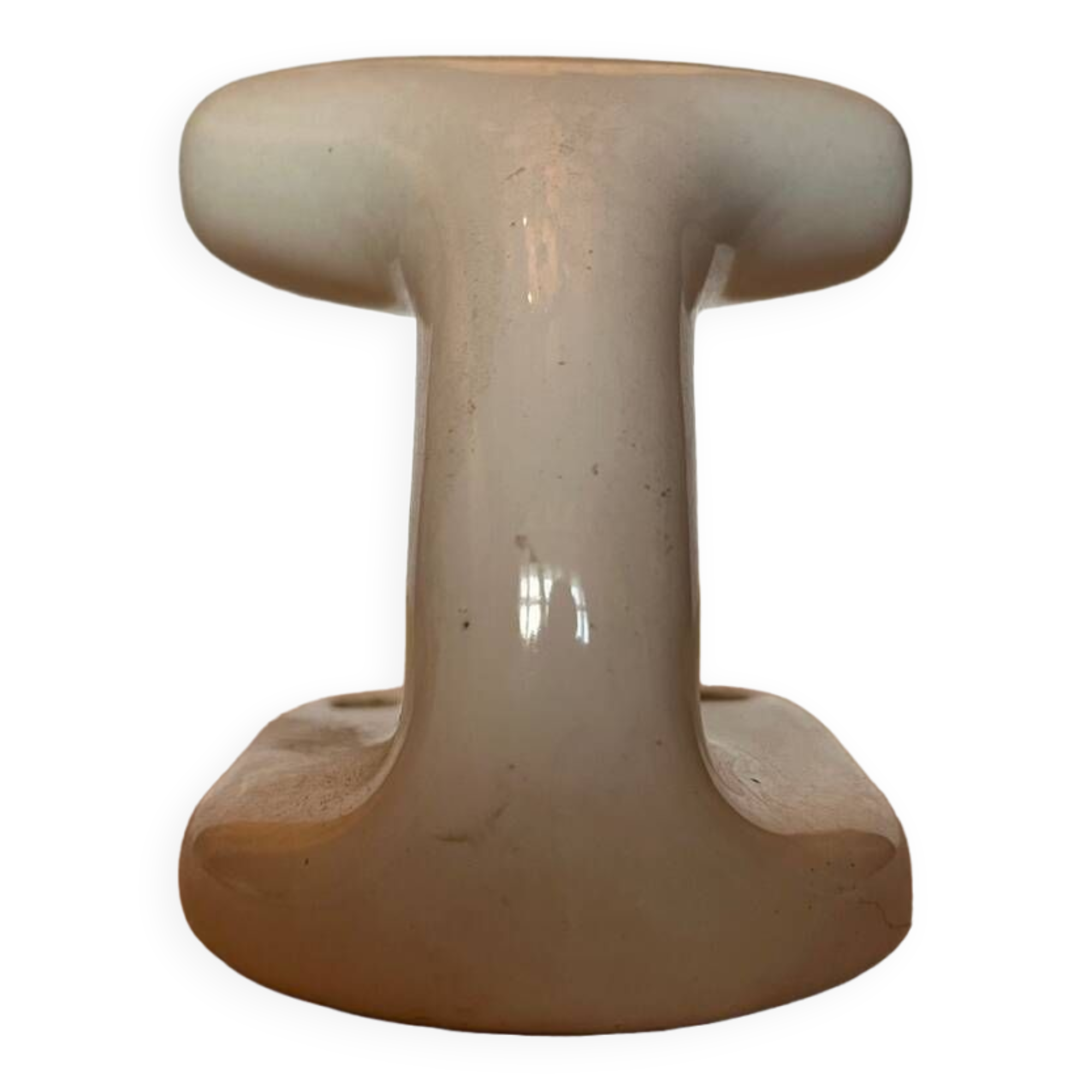 Patère Droite En Porcelaine Vintage Années 60-70 - Déco Murale Neuf Avec Petit Défaut - Style Rétro, Couleur Selon Photo