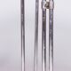 Mid-Century Nesting Tables in Chrome-Plated Steel and Glass, Czechia, 1960s, Set of 2