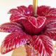 Antique red palm tree lamp, Italian design, 70s