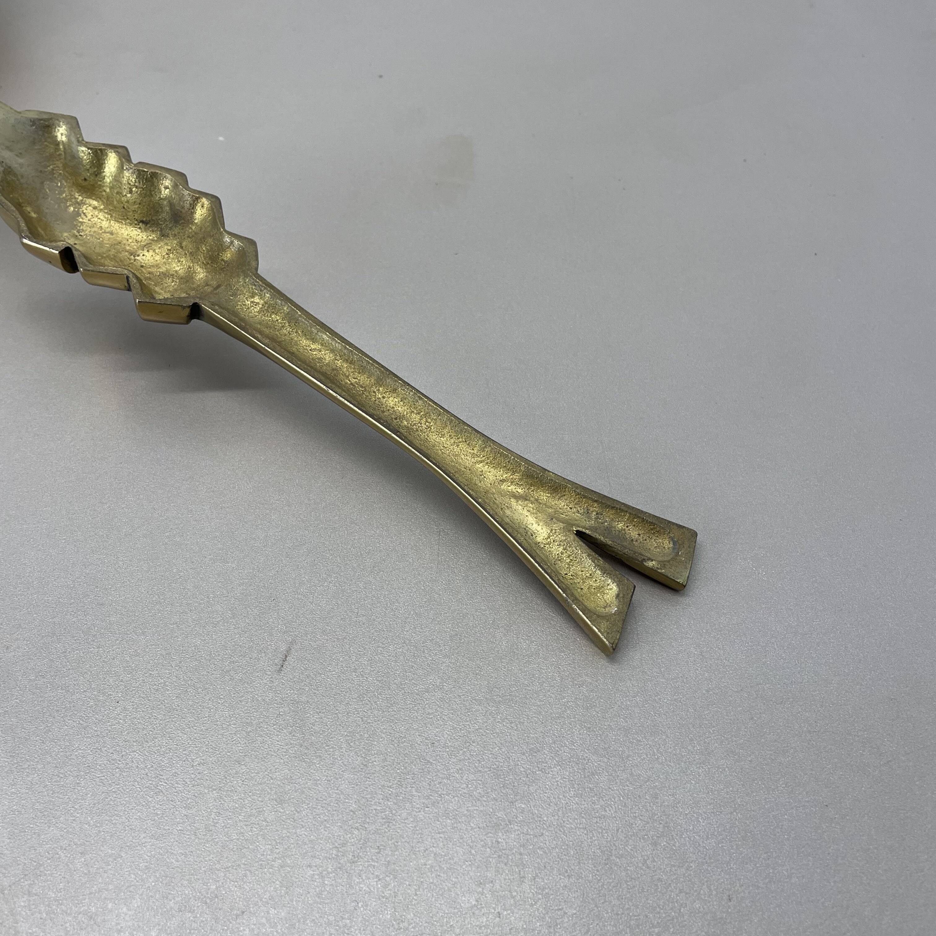 Set of 2 xxl 48cm Floral Brass Wall Light Sconces by C.S. ARTE, Italy 1980s