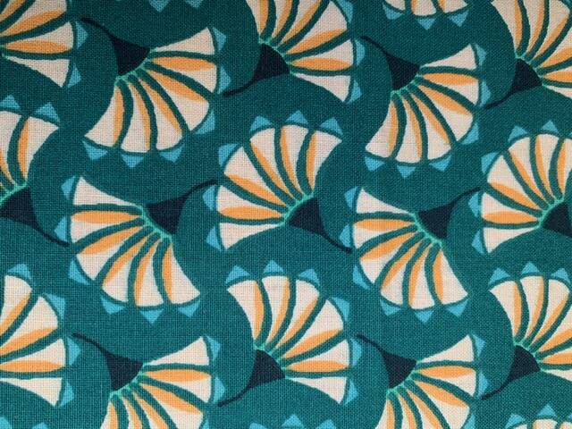 Commode art déco vert émeraude