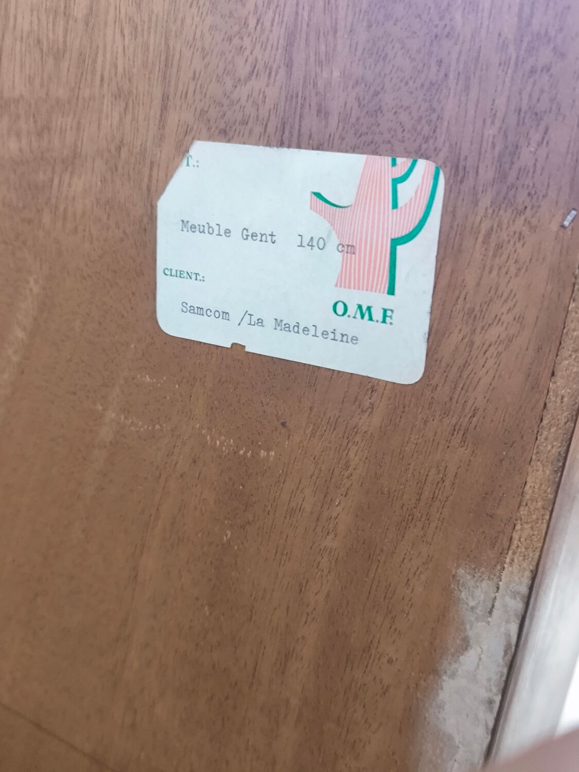 Vintage Scandinavian teak enfilade from the 1960s by Samcom.