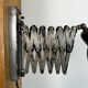 Industrial Black Scissor Wall Lamp, 1950s