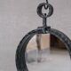 Brutalist French Mid-Century Wall Mirror
