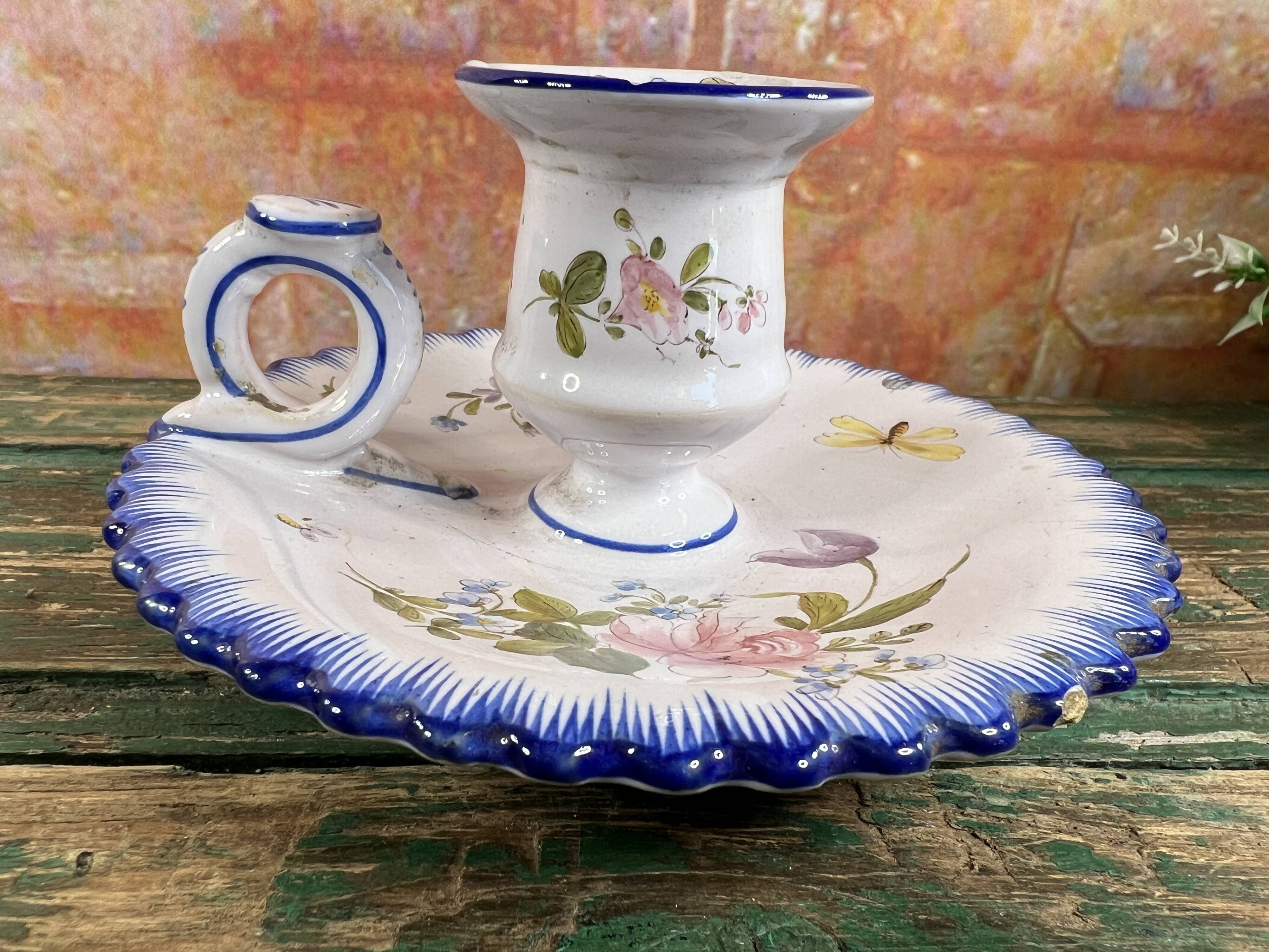 Charolles ceramic hand candle holder