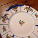 Art deco cake dish signed J. L'Avergne Limoges porcelain