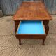 Louis XV style cherry farmhouse table.