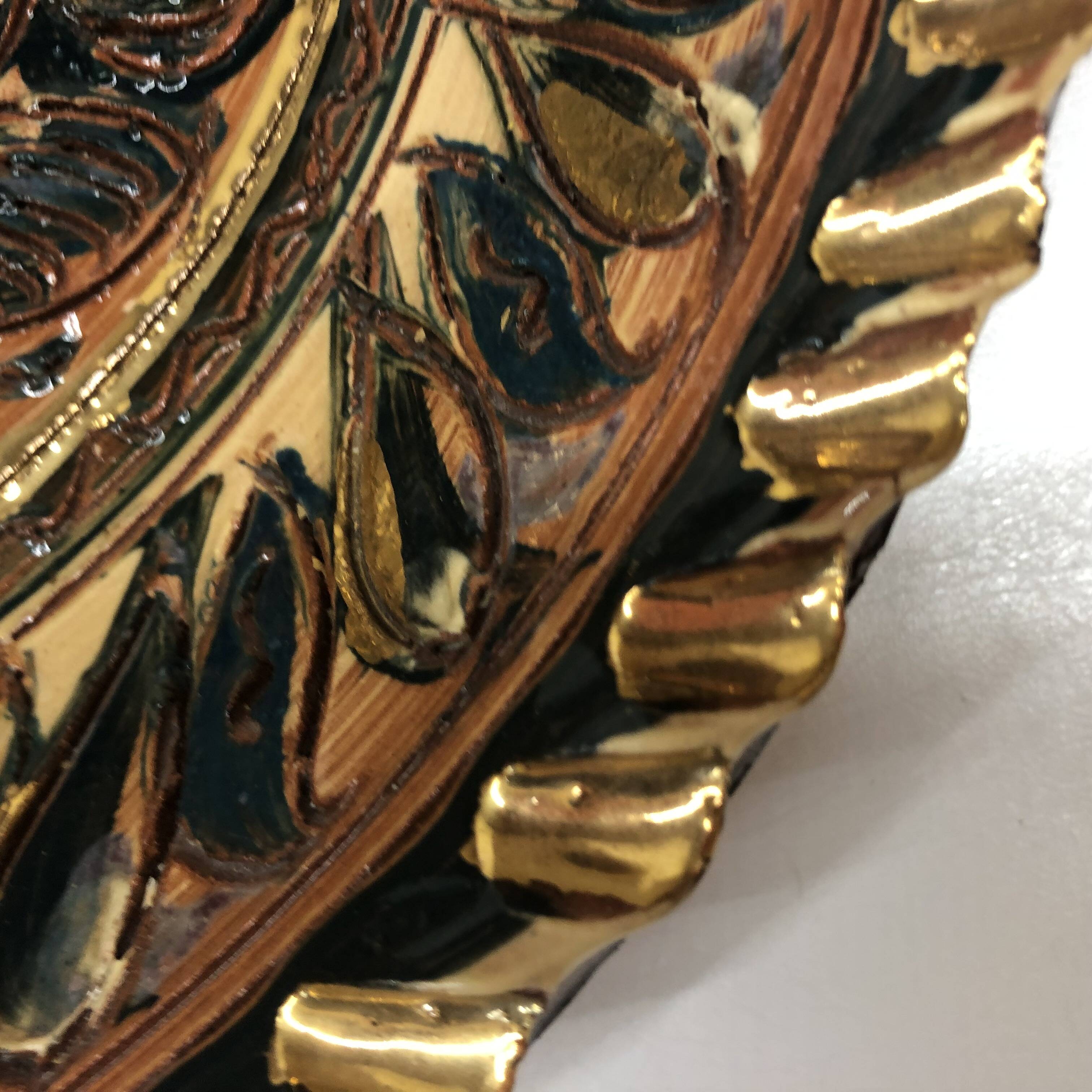 Nimy ceramic dish by Georges Destrebecq circa 1950