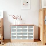 Vintage locker shelf furniture
