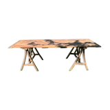 Vintage trestle table