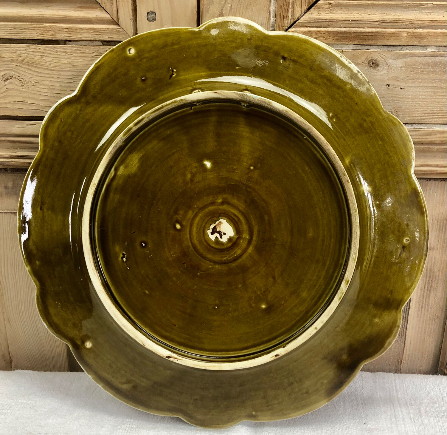 Old slurry dish