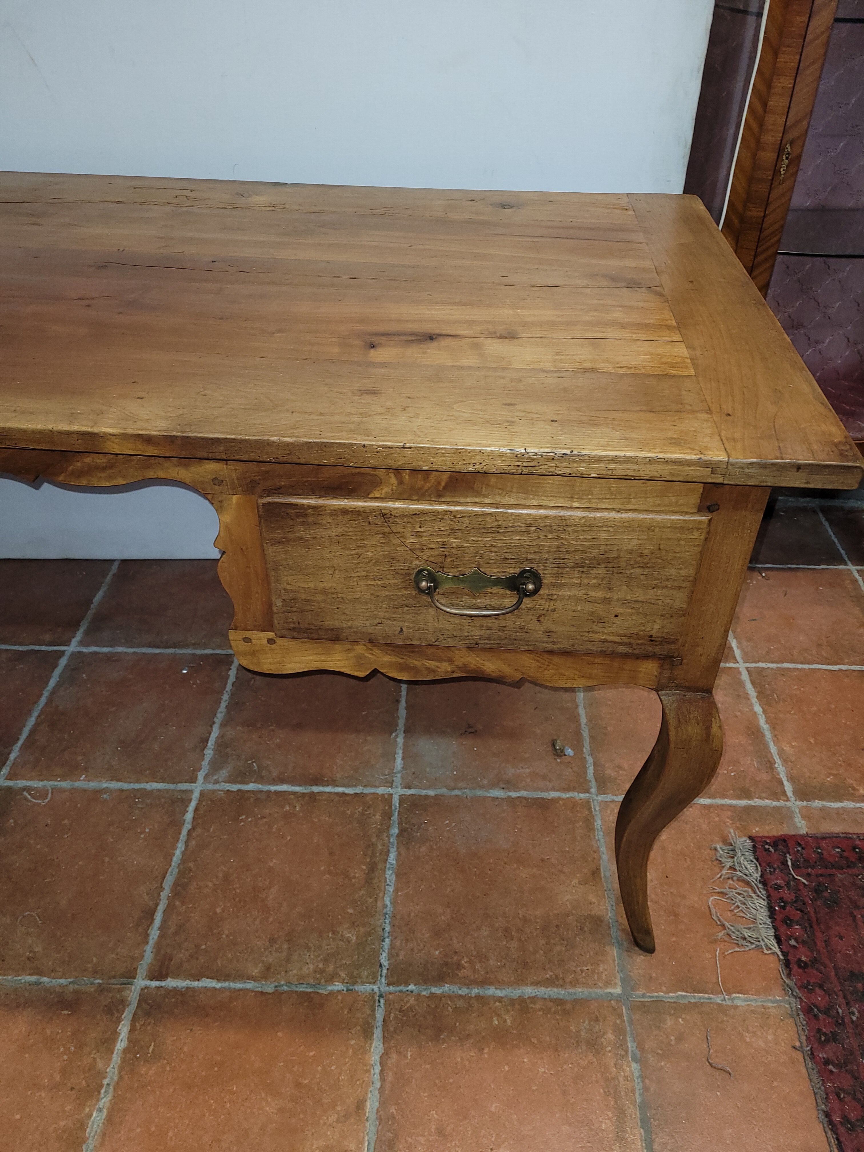 Office louis XV Norman style in cherry tree