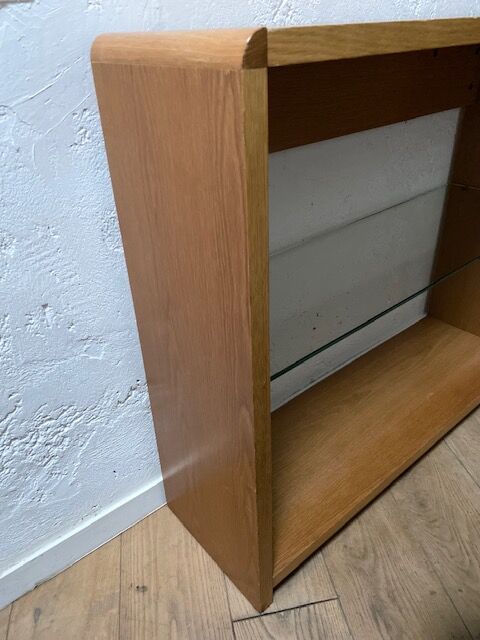 Wood and glass console