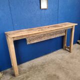 Old workbench, bar counter, high table, console