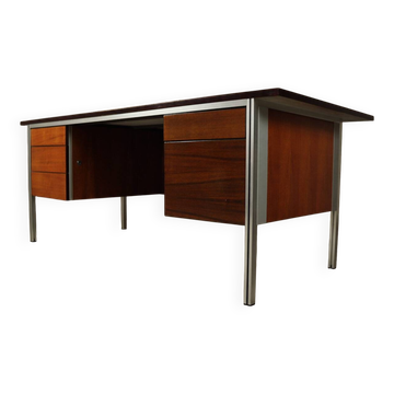 Bureau exécutif par ORA Acciaio, produit en Italie dans les années 1970.