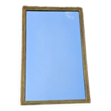 Large Antique Gilded Mirror Height 105 cm
