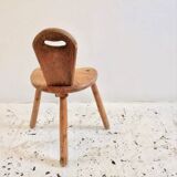 Brutalist low chair
