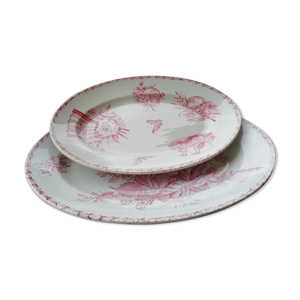 lot de plat en terre