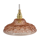 Bubble pink glass walking lamp