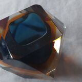 Diamond-shaped ashtray by Flavio Poli