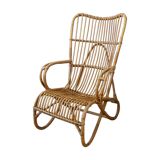 Vintage rattan armchair