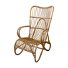 Vintage rattan armchair