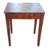 Solid oak side table