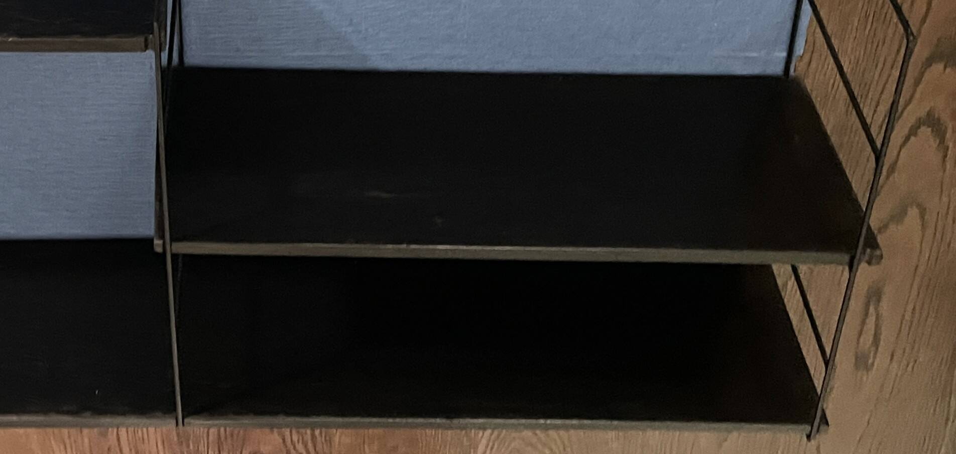 Nils Strinning 3-shelf wall-mounted bookcase, 100 cm x 48 cm