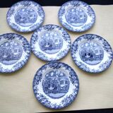 6 Johnson Brothers Porcelain Dessert Plates