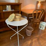 Wicker paper bin