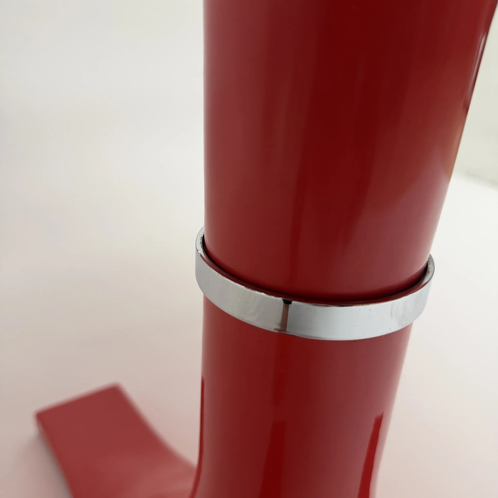 Red '4997' Dining Table by Gardella & Castelli for Kartell, Italy, 1970