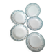 Set of 5 Terre de Fer plates 1900 Wilbur and St Amand