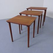 Danish Teak Nesting Tables from Møbelintarsia, 1960s, Set of 3